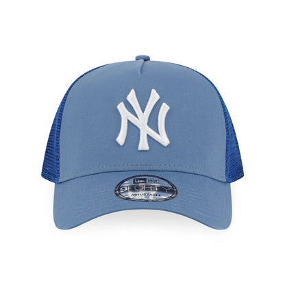 This is a New York Yankees Colour Era Blue 9FORTY A-Frame Trucker Cap 3