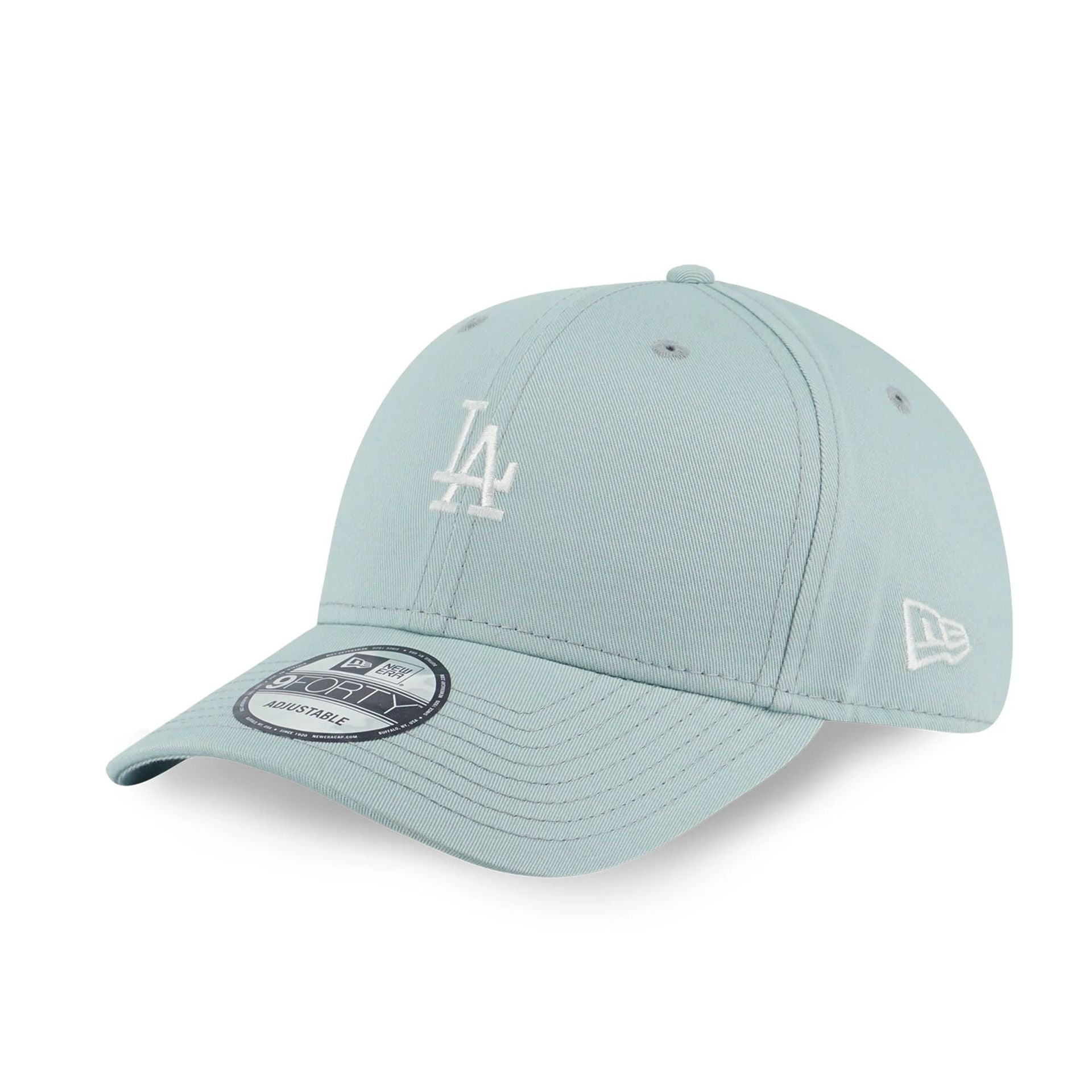 This is a LA Dodgers Colour Era Turquoise 9FORTY Adjustable Cap 1