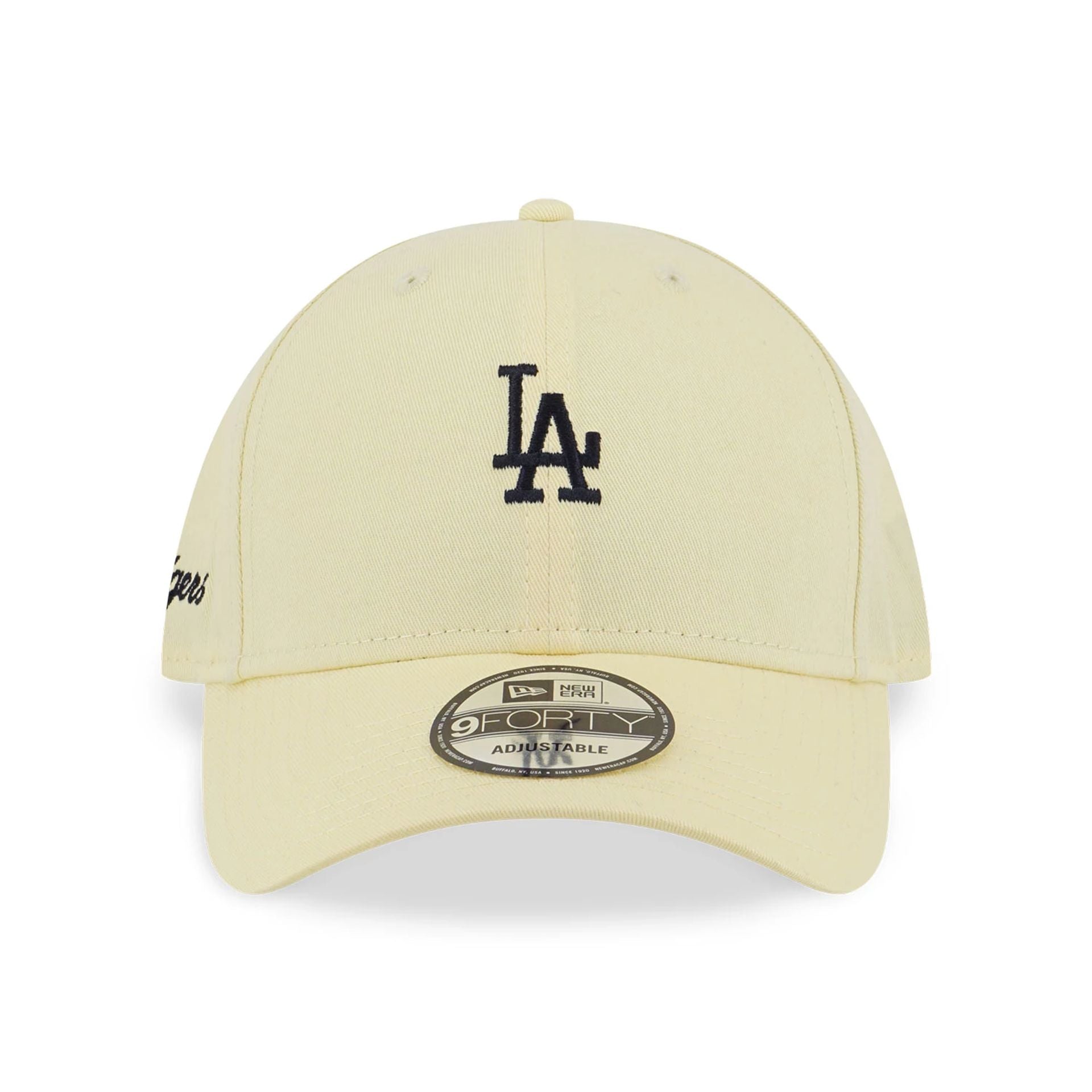 This is a LA Dodgers Colour Era Pastel Yellow 9FORTY Adjustable Cap 2