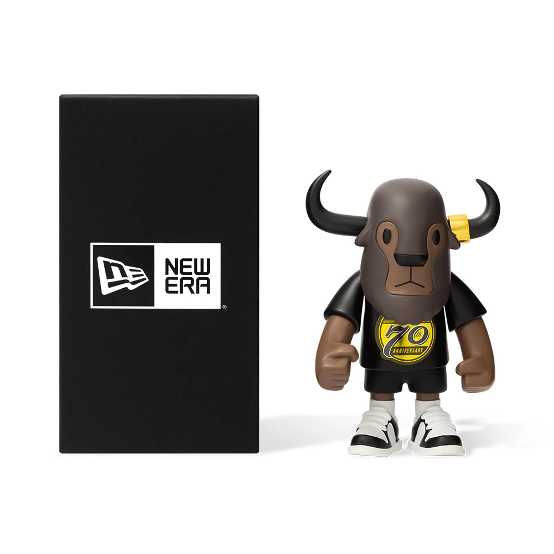 This is a 59FIFTY Day Black Mini Buffalo Figure 1