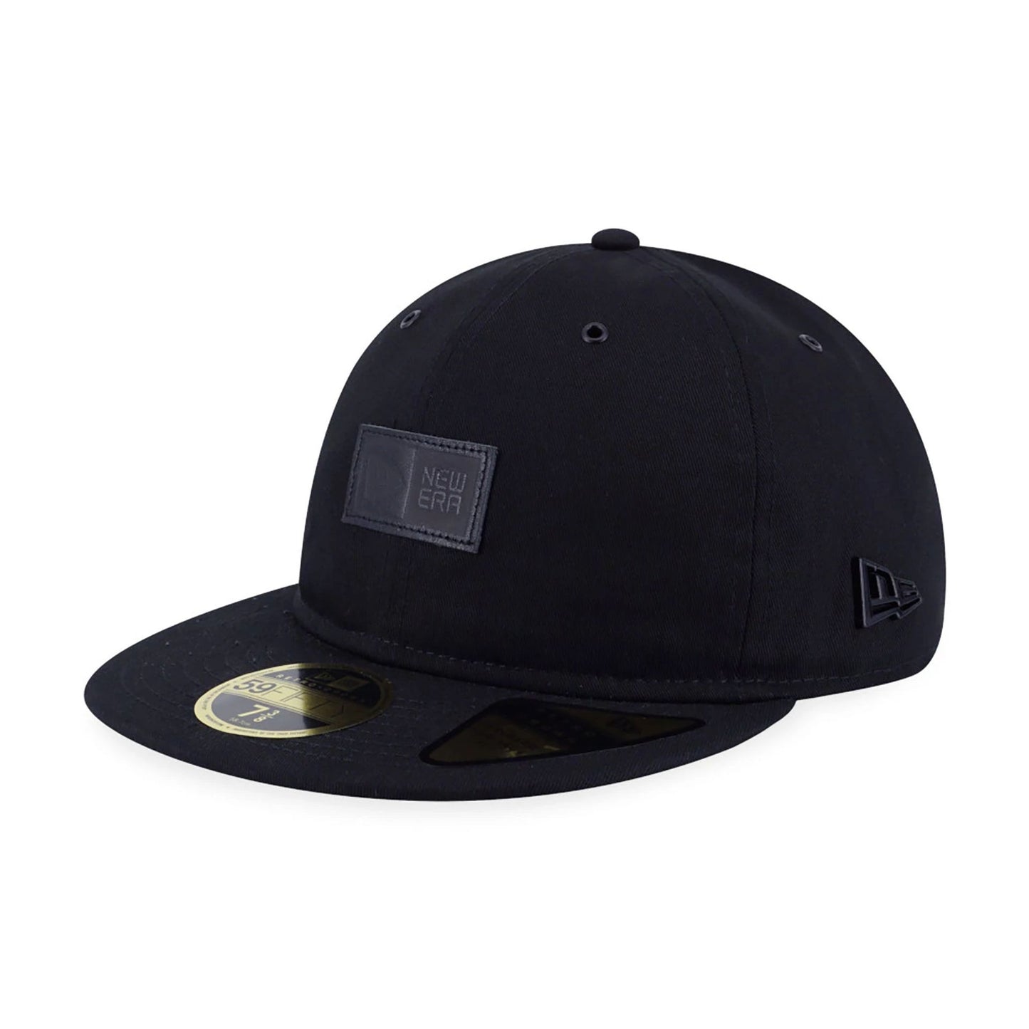 This is a New Era Dark 90s Black Retro Crown 59FIFTY Fitted Cap 1