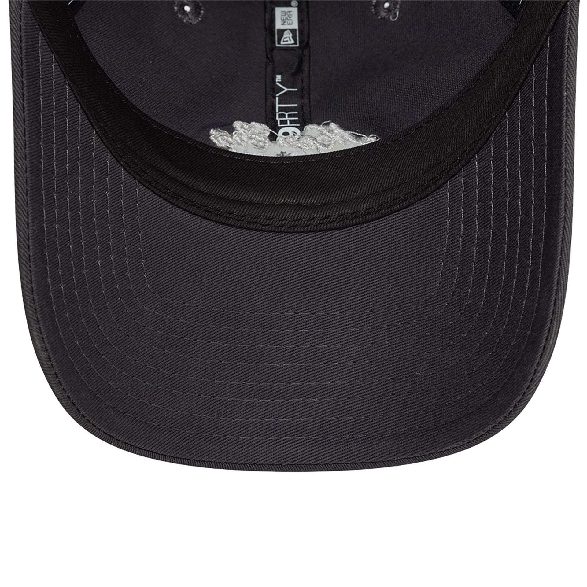 This is a New Era Basic Graphite Dark Grey 9FORTY Adjustable Cap 4