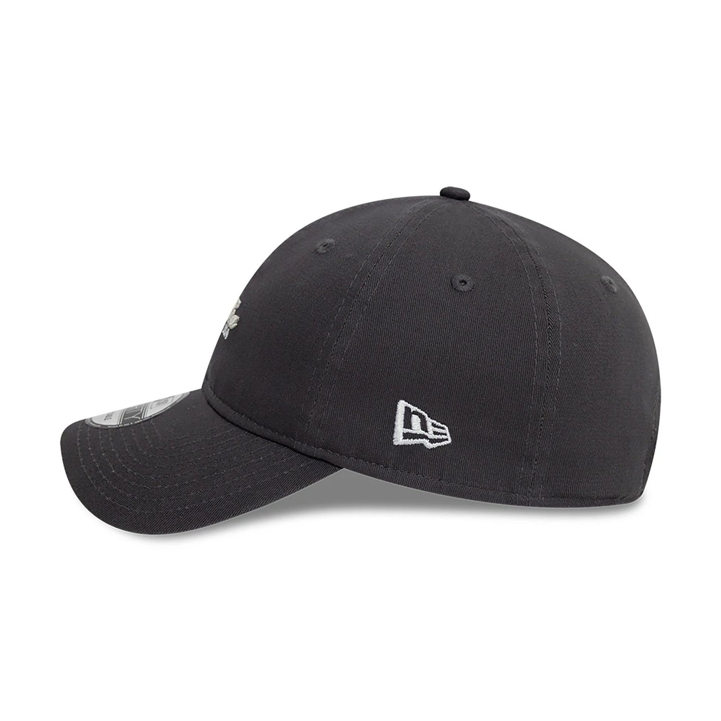 This is a New Era Basic Graphite Dark Grey 9FORTY Adjustable Cap 7