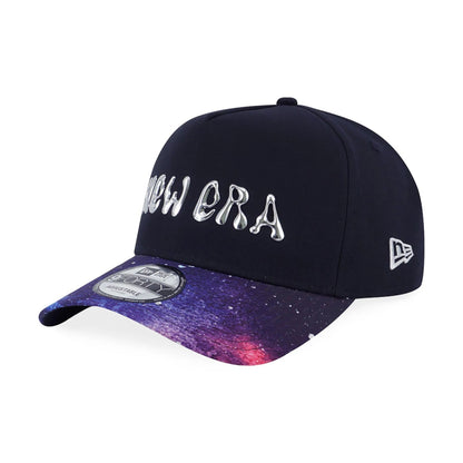 This is a New Era Cosmic Space Navy 9FORTY A-Frame Adjustable Cap 1