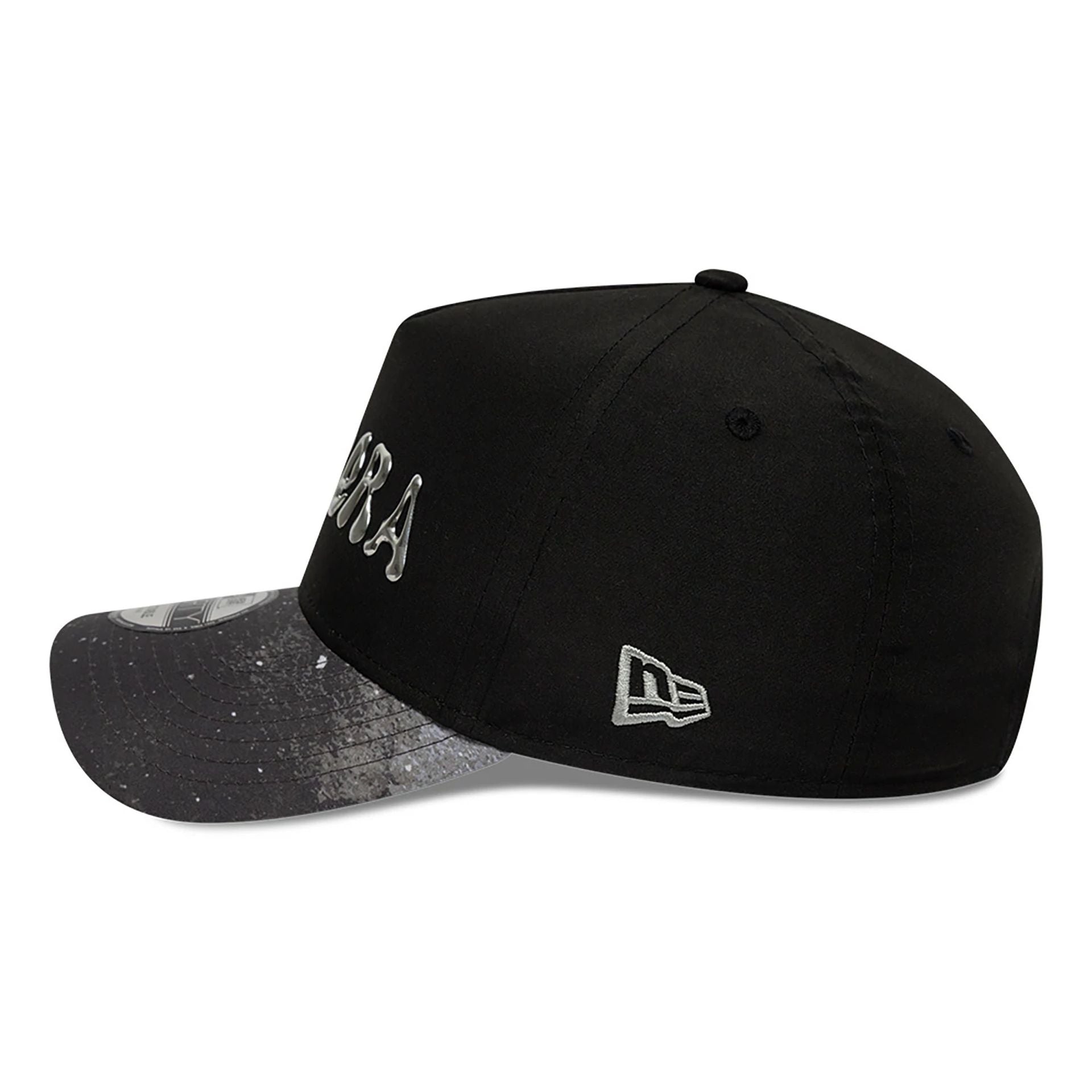 This is a New Era Cosmic Space Black 9FORTY A-Frame Adjustable Cap 5