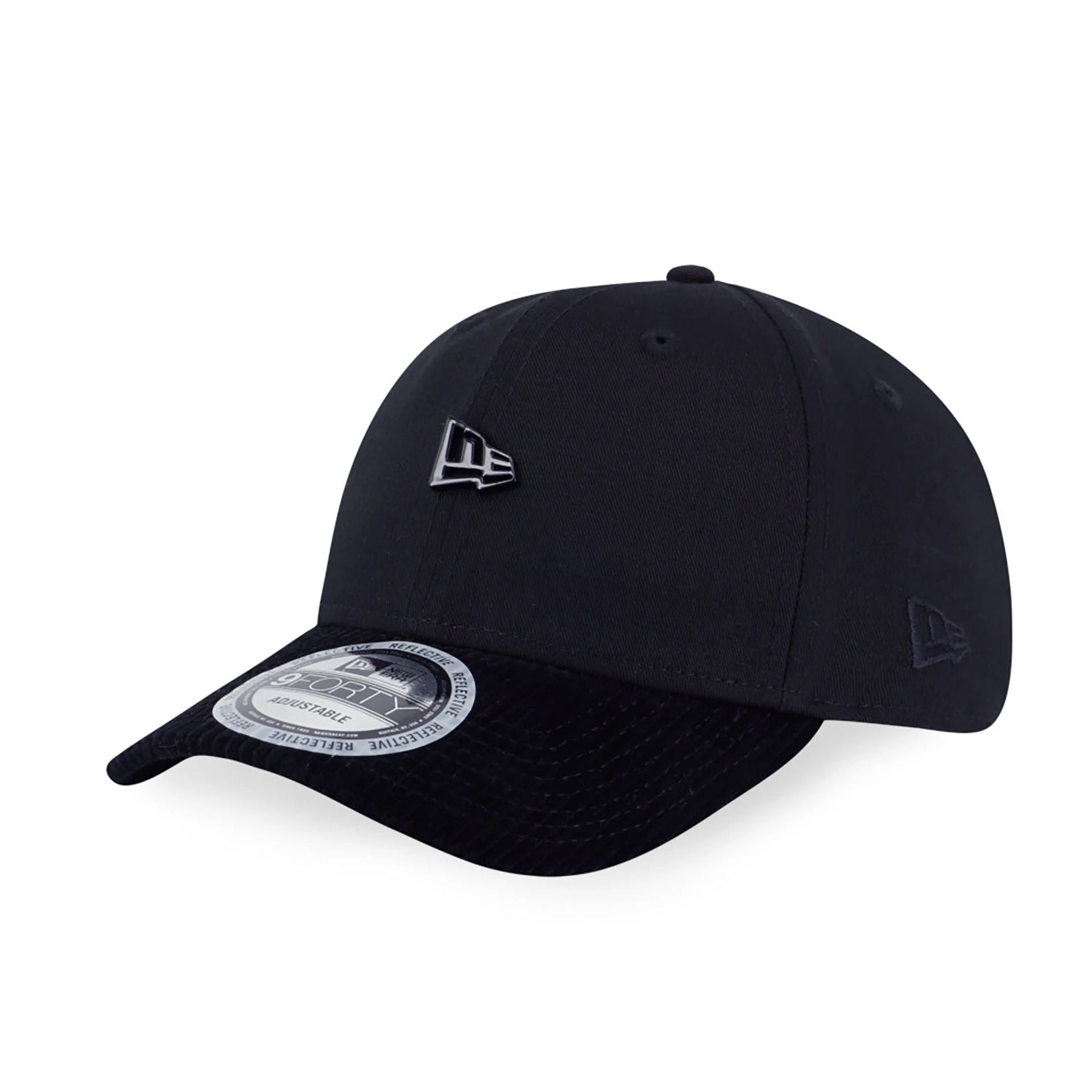 This is a New Era Dark 90s Black 9FORTY Adjustable Cap 1