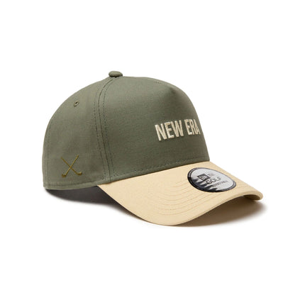 This is a New Era Japan Duck Canvas Green 9FORTY A-Frame Adjustable Cap 3