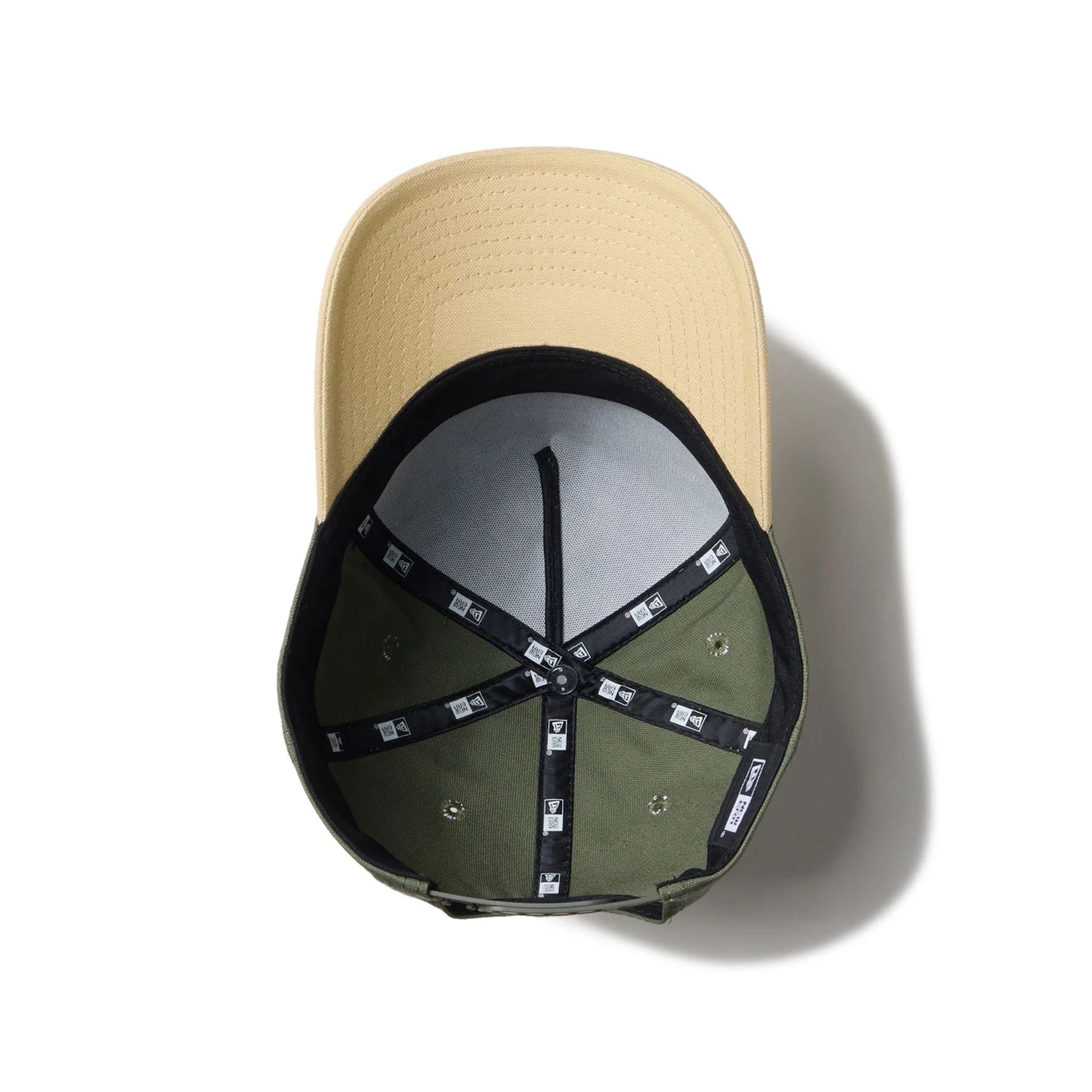 This is a New Era Japan Duck Canvas Green 9FORTY A-Frame Adjustable Cap 7