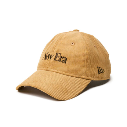 This is a New Era Japan Micro Corduroy Beige 9TWENTY Adjustable Cap 1