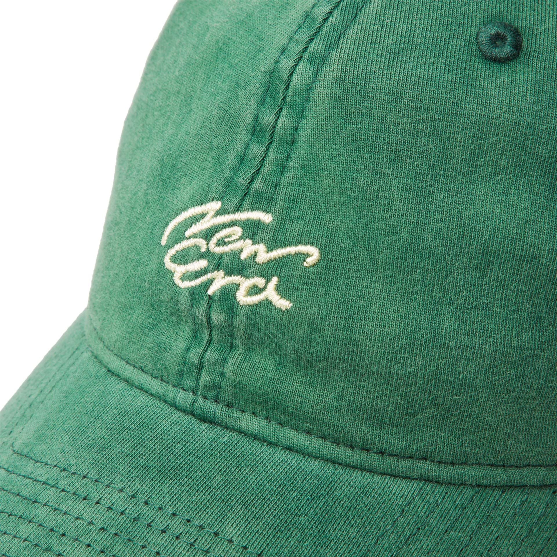 This is a New Era Japan Sand Wash Dark Green 9TWENTY Adjustable Cap 3