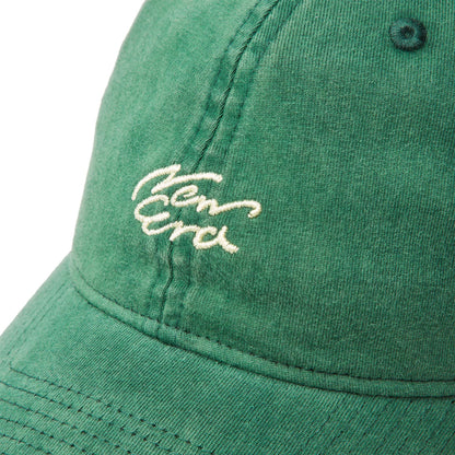 This is a New Era Japan Sand Wash Dark Green 9TWENTY Adjustable Cap 3