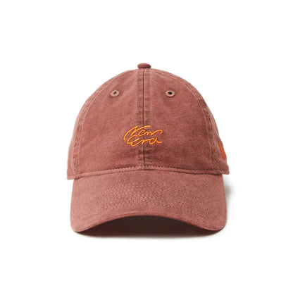 This is a New Era Japan Sand Wash Brown 9TWENTY Adjustable Cap 2