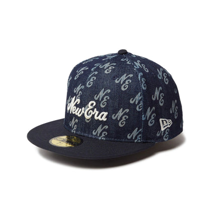 This is a New Era Japan Laser Burn Out Navy 59FIFTY Fitted Cap 1