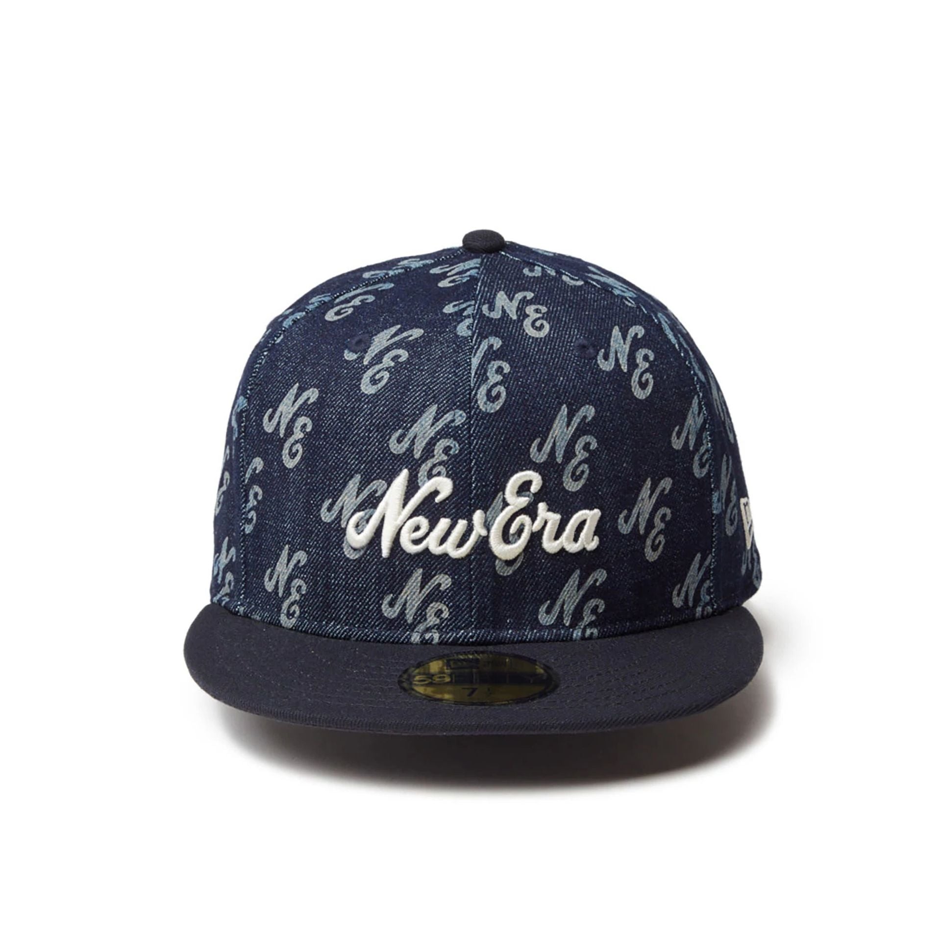 This is a New Era Japan Laser Burn Out Navy 59FIFTY Fitted Cap 2