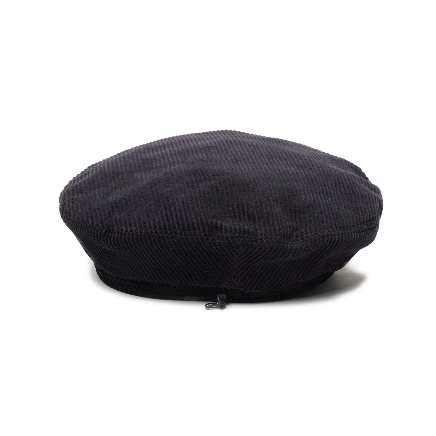 This is a New Era Japan 8W Corduroy Black Beret Hat 3