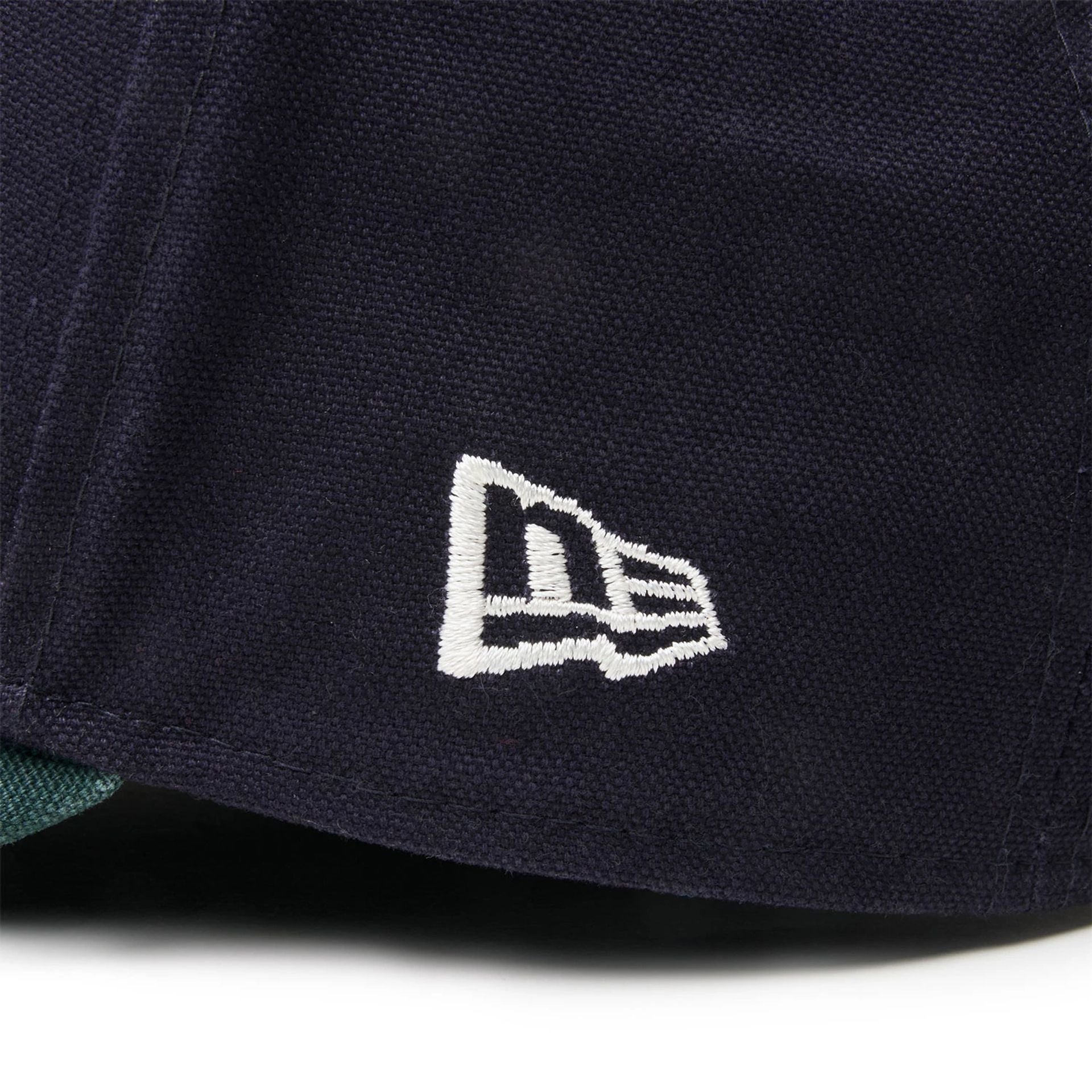 This is a New Era Japan Duck Canvas Navy 9FORTY A-Frame Adjustable Cap 6