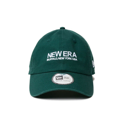 This is a New Era Japan The Origin Strap Logo Dark Green Casual Classic Adjustable Cap 2