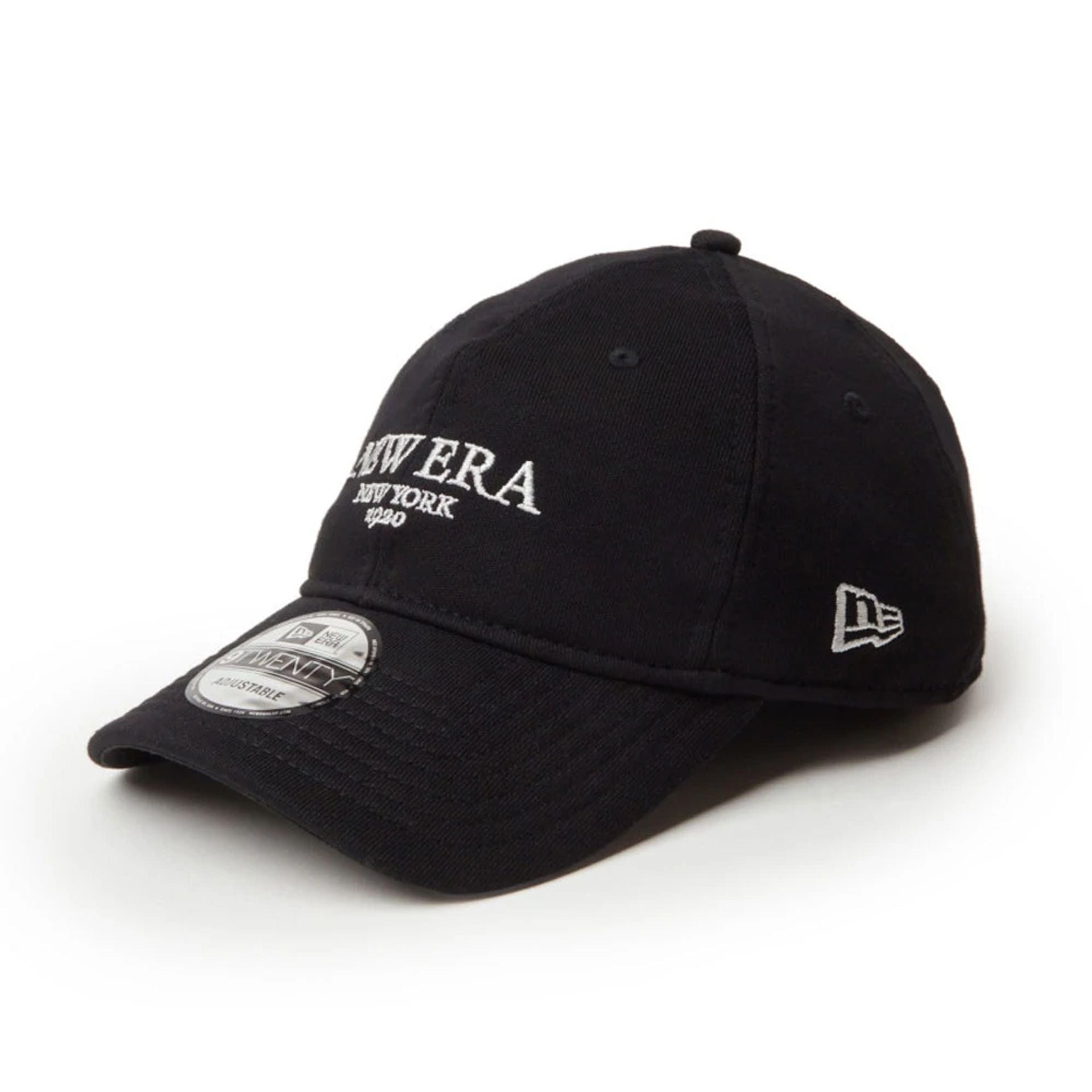 This is a New Era Japan Black 9TWENTY Adjustable Cap 1