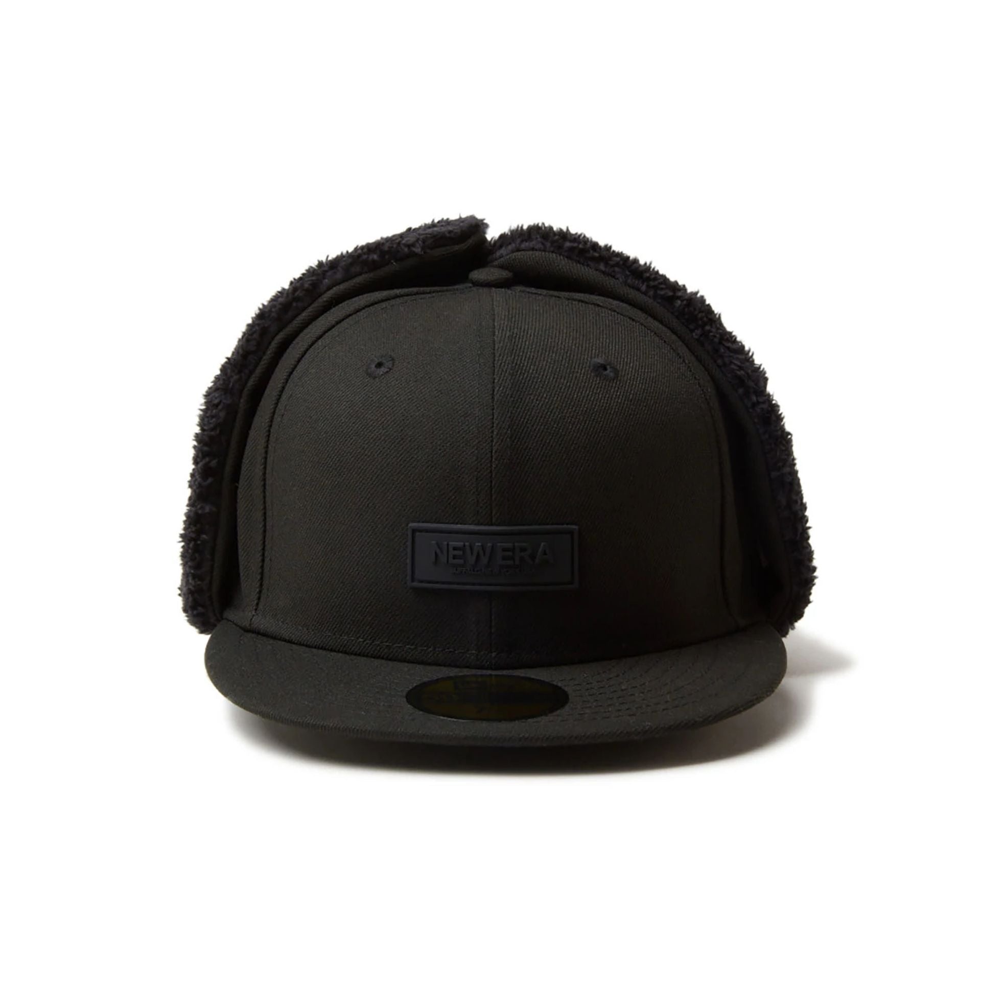 This is a New Era Japan Dogear Patch Variations Black 59FIFTY Fitted Dogear Cap 2