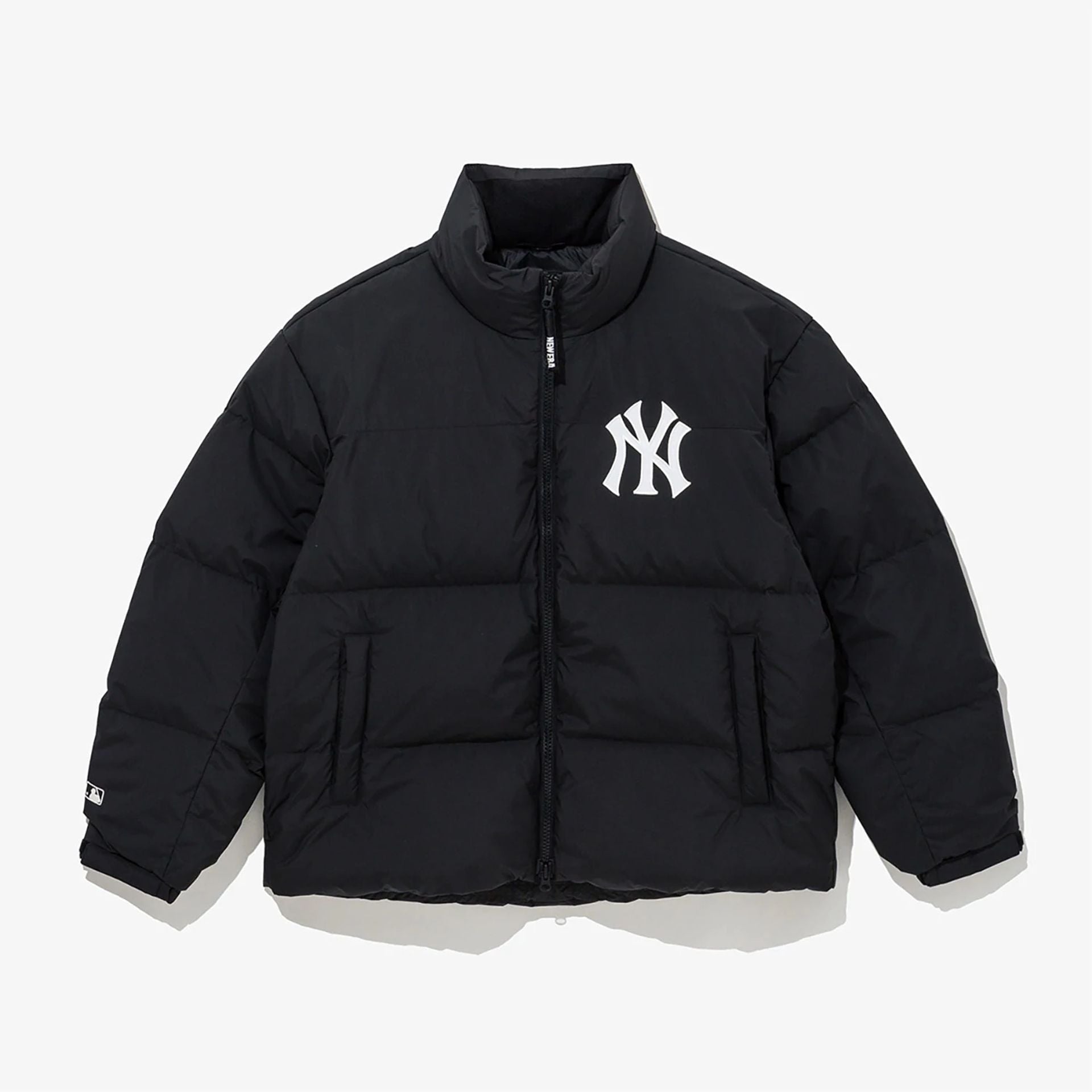 New York Yankees MLB Duck Puffer Black Jacket 8