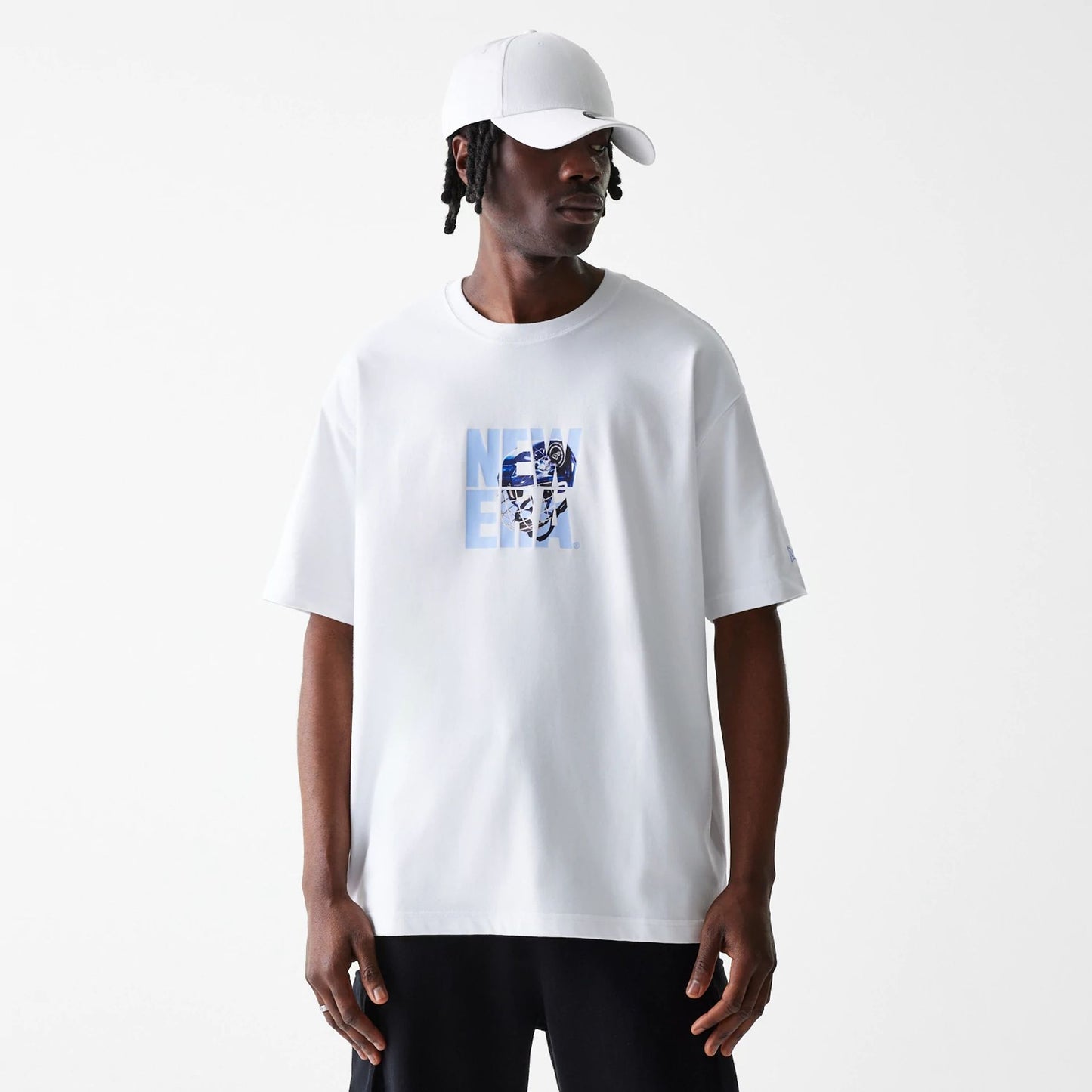 New Era Street Dangle White Oversized T-Shirt  1