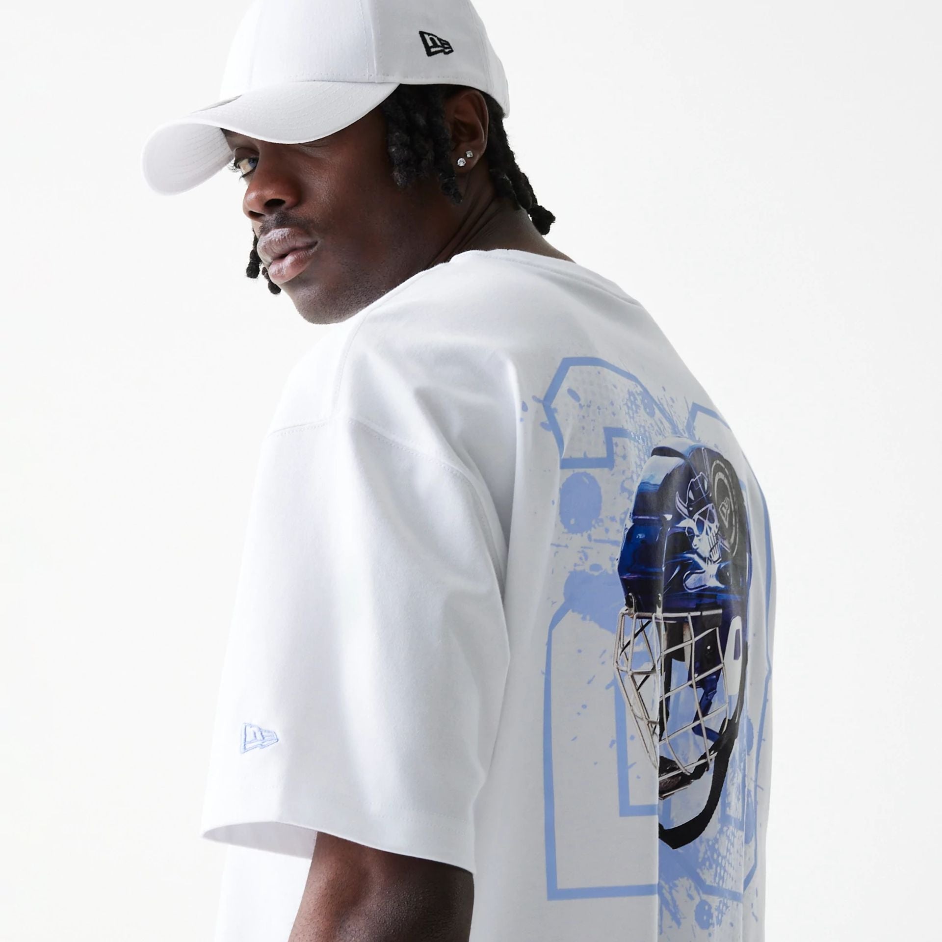 New Era Street Dangle White Oversized T-Shirt  6