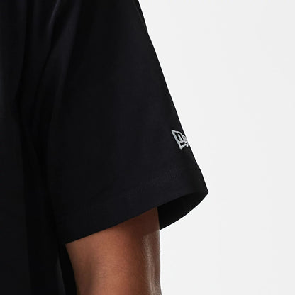 A New Era Basic Black Oversized T-Shirt 5