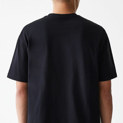 A New Era Basic Black Oversized T-Shirt 7