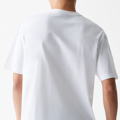 The Male model is wearing Ode To NY White Oversized T-Shirt 7