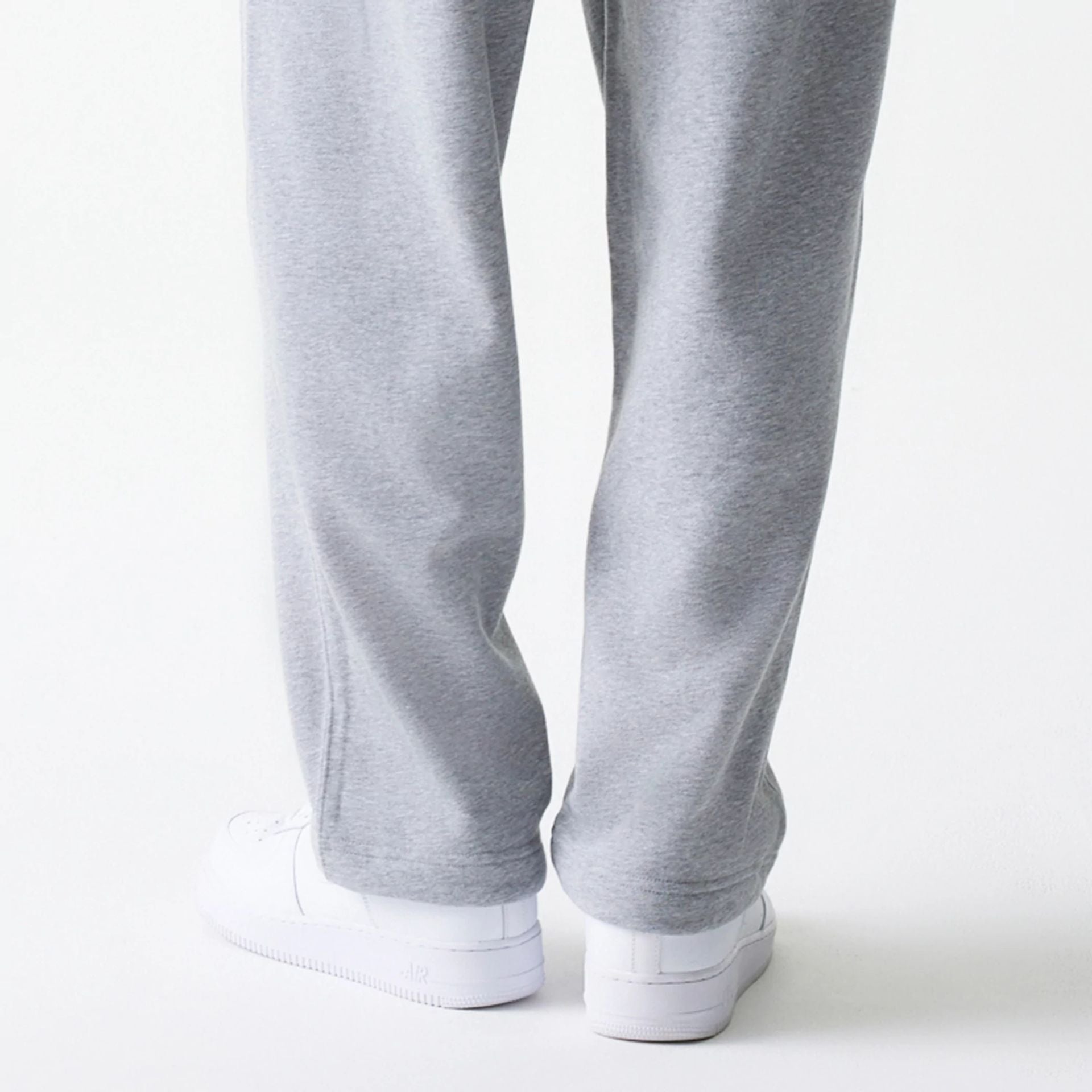 The Male model is wearing New Era Tonal Grey Joggers  7