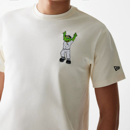 The Male model is wearing Chicago White Sox MLB Mascots Cream T-Shirt 6