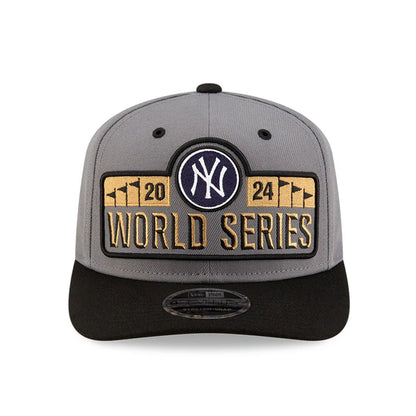 This is a New York Yankees LCS Champs Grey 9SEVENTY Stretch Snap Adjustable Cap 3