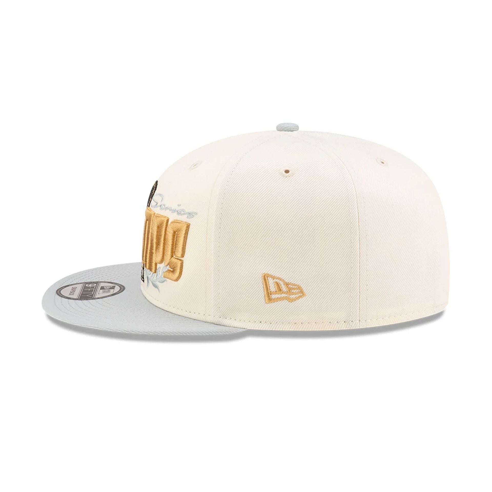 This is a LA Dodgers MLB Parade 2024 White 9FIFTY Snapback Cap 6