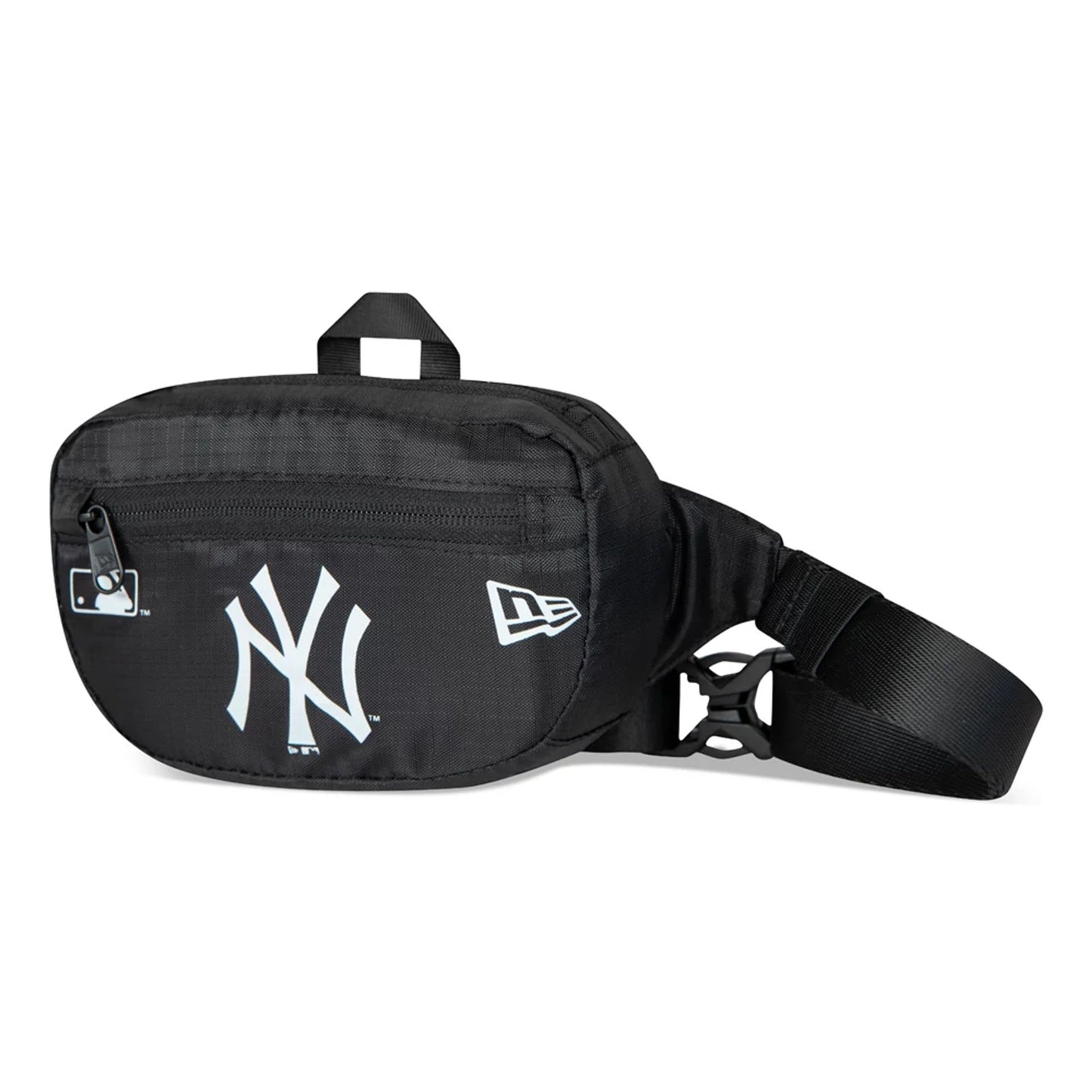 This is a New York Yankees Black Mini Waist Bag 1