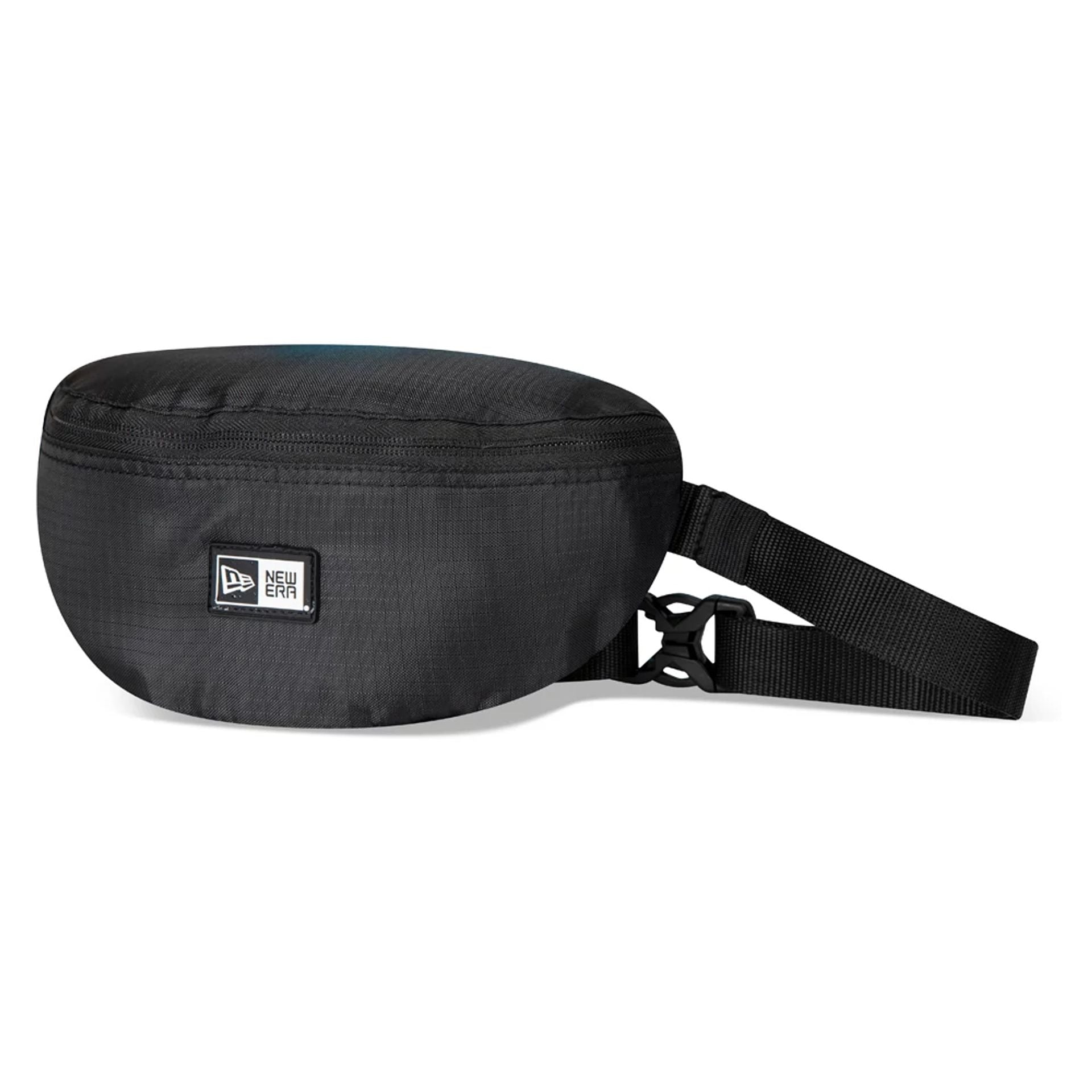 This is a New Era Black Mini Waist Bag 1