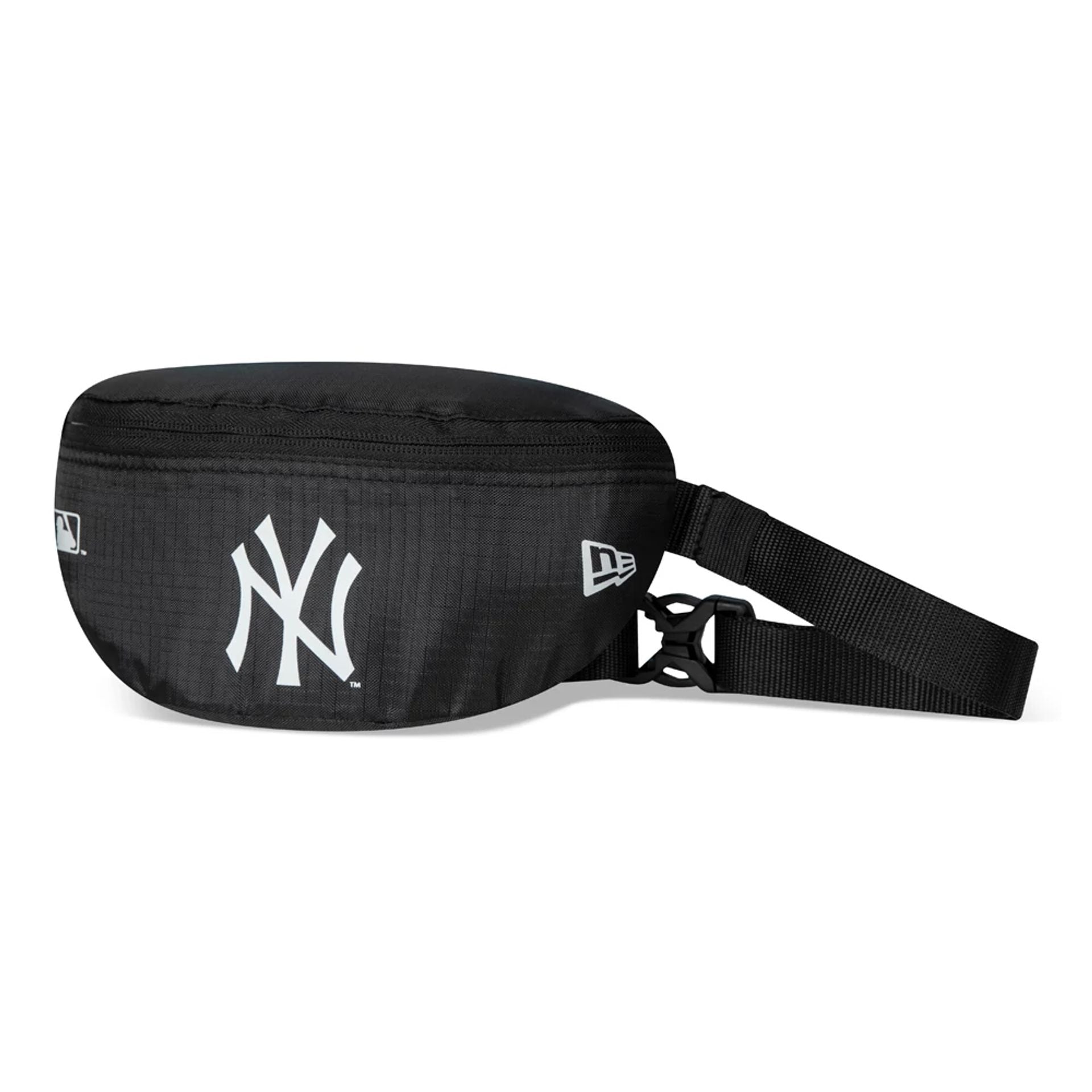 This is a New York Yankees Black Mini Waist Bag 1