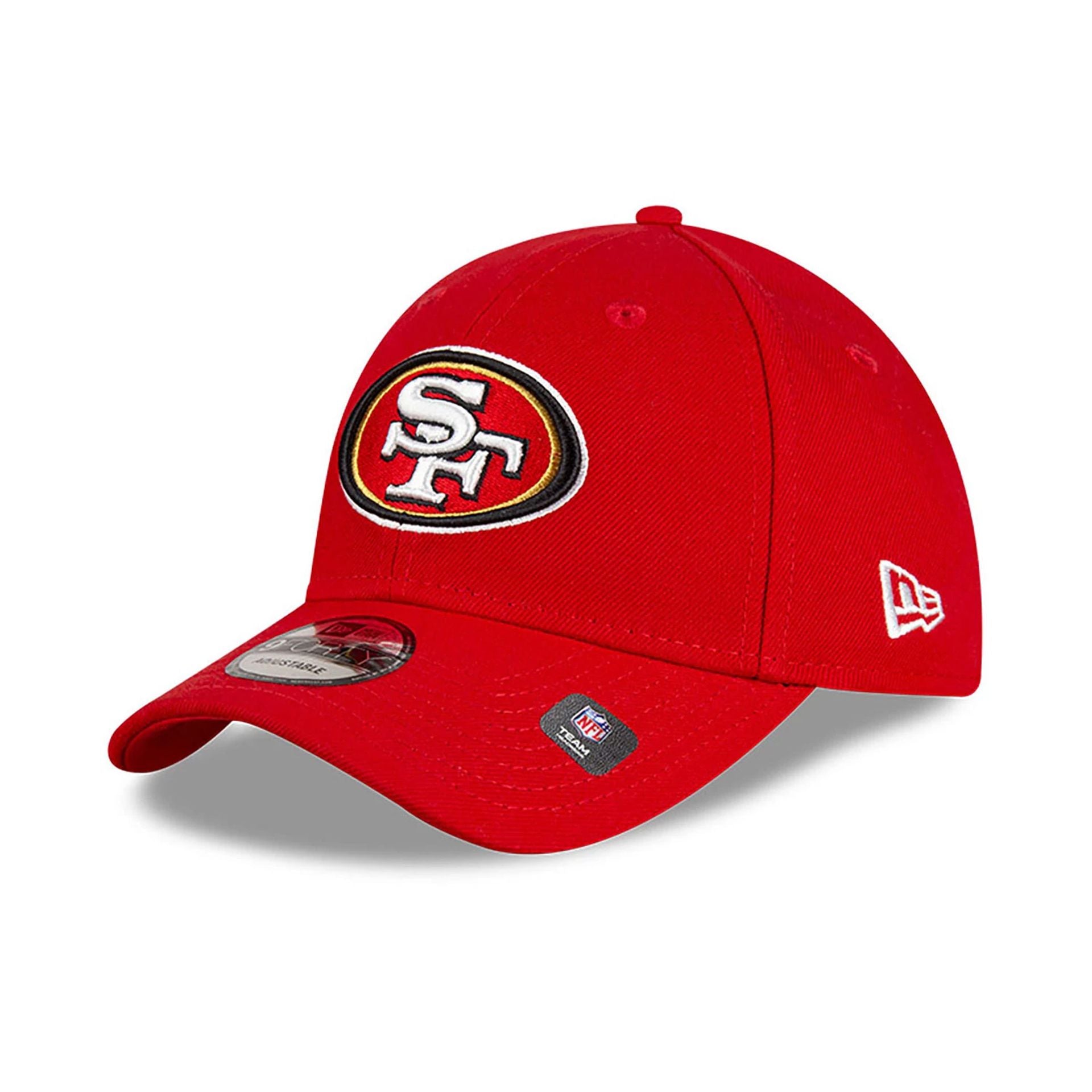 This is a San Francisco 49Ers NFL The League Red 9FORTY Adjustable Cap 1