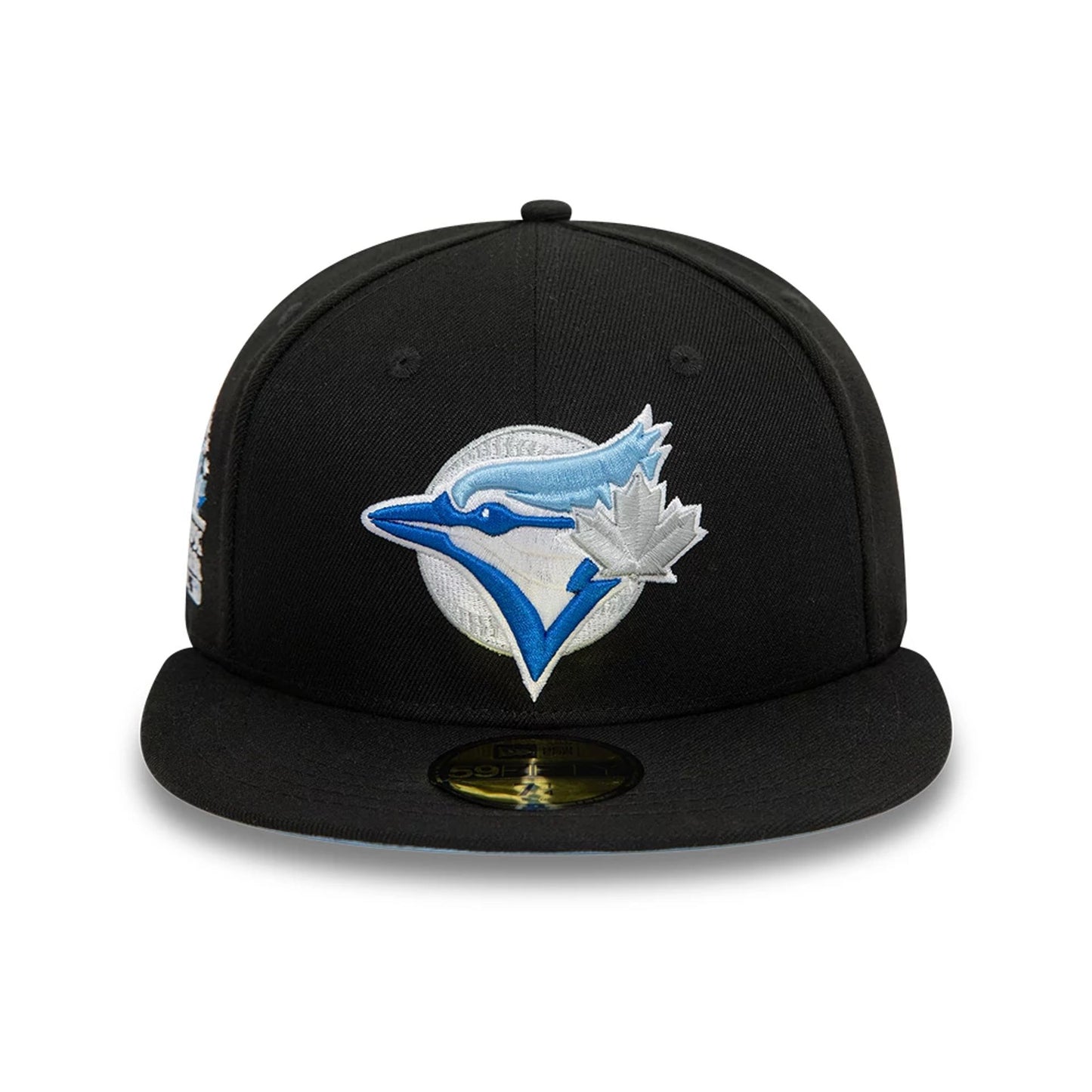 This is a Toronto Blue Jays MLB Pop Visor Black 59FIFTY Fitted Cap 2