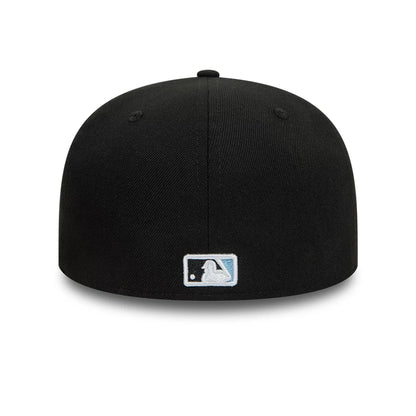 This is a Toronto Blue Jays MLB Pop Visor Black 59FIFTY Fitted Cap 4