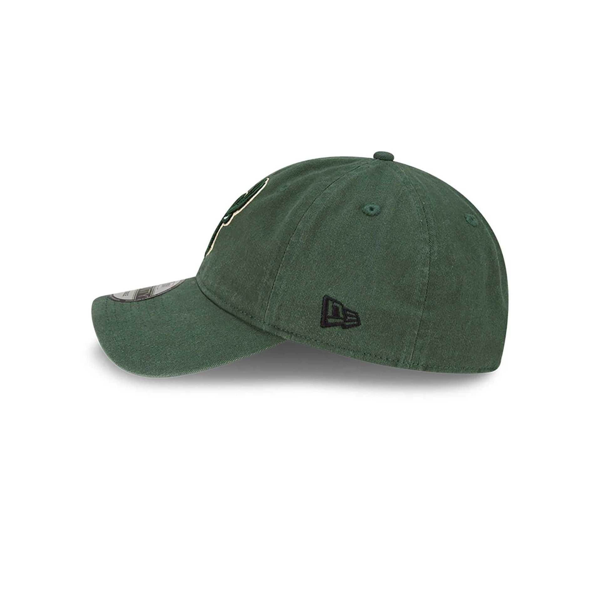 This is a Milwaukee Bucks NBA Core Classic Dark Green 9TWENTY Adjustable Cap 7