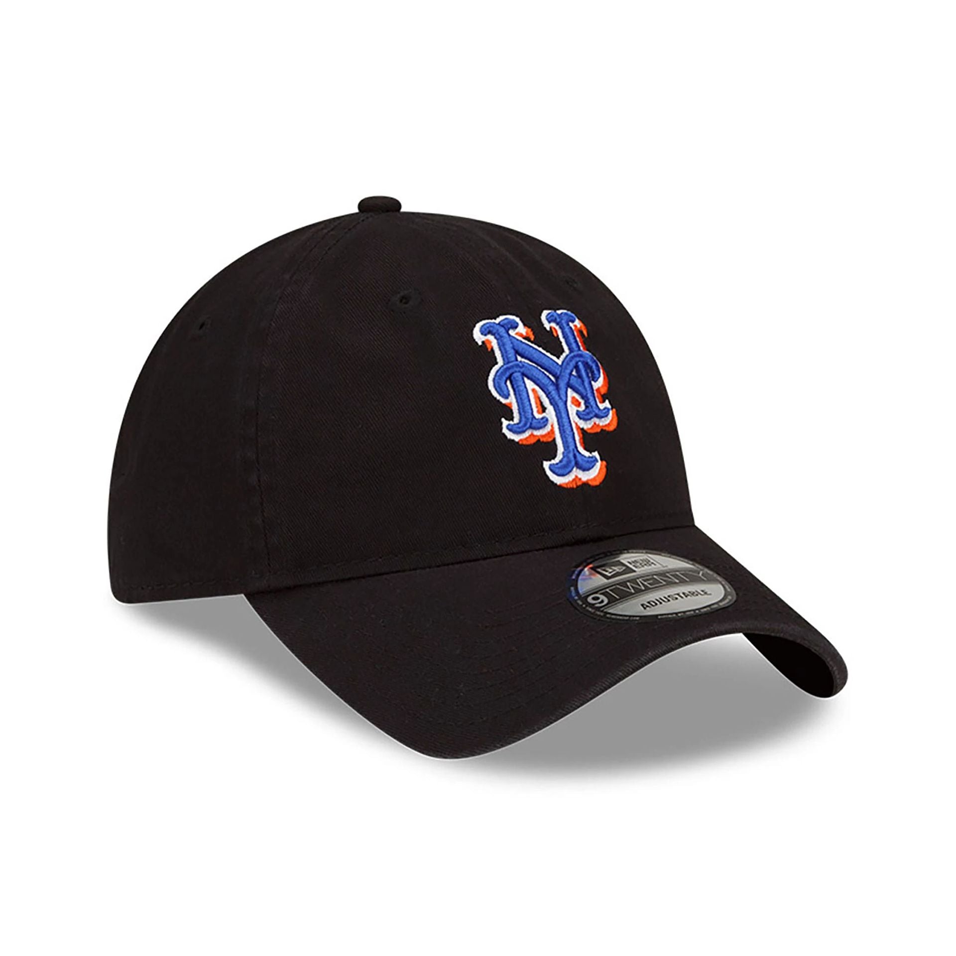 This is a New York Mets MLB Core Classic Black 9TWENTY Adjustable Cap 3