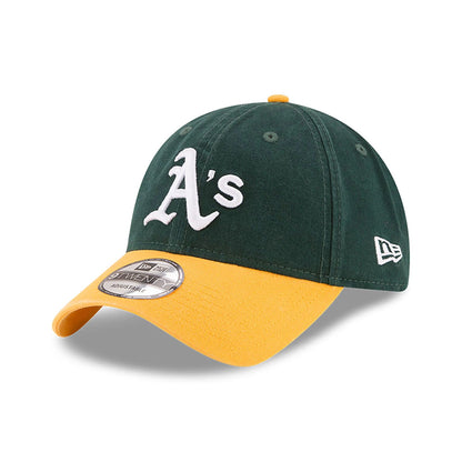 This is a Oakland Athletics MLB Core Classic Dark Green and Yellow 9TWENTY Adjustable Cap 4