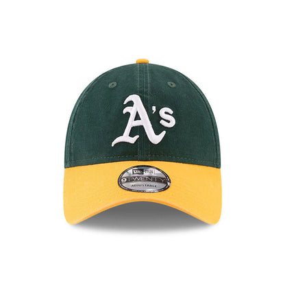 This is a Oakland Athletics MLB Core Classic Dark Green and Yellow 9TWENTY Adjustable Cap 2