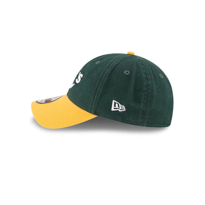 This is a Oakland Athletics MLB Core Classic Dark Green and Yellow 9TWENTY Adjustable Cap 3