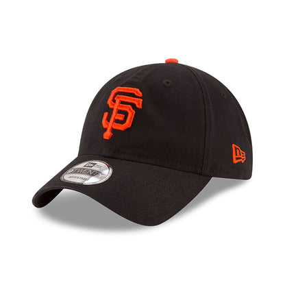 This is a San Francisco Giants MLB Core Classic Black 9TWENTY Adjustable Cap 1