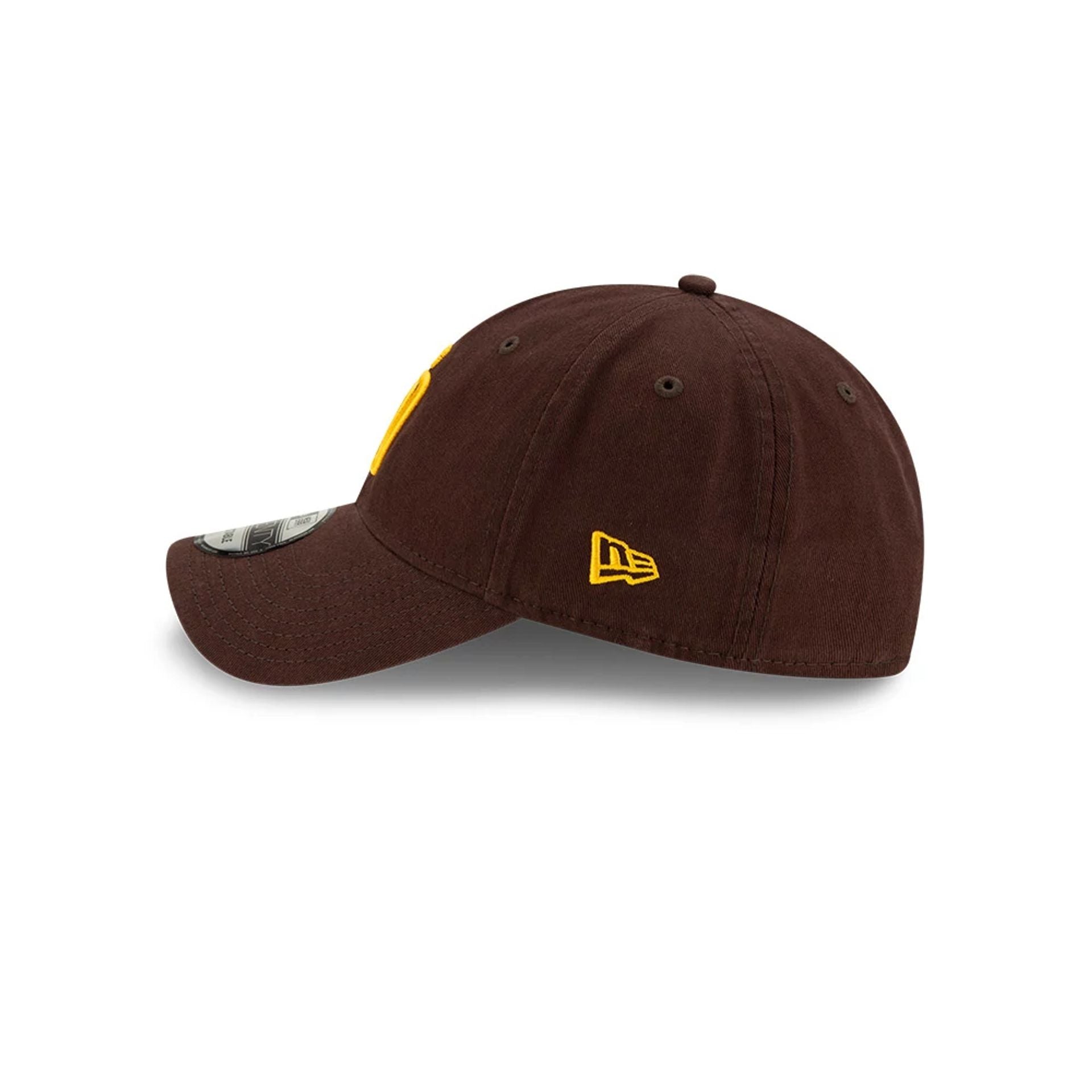 This is a San Diego Padres MLB Core Classic Dark Brown 9TWENTY Adjustable Cap 3