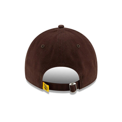 This is a San Diego Padres MLB Core Classic Dark Brown 9TWENTY Adjustable Cap 4