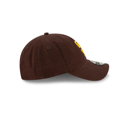 This is a San Diego Padres MLB Core Classic Dark Brown 9TWENTY Adjustable Cap 5