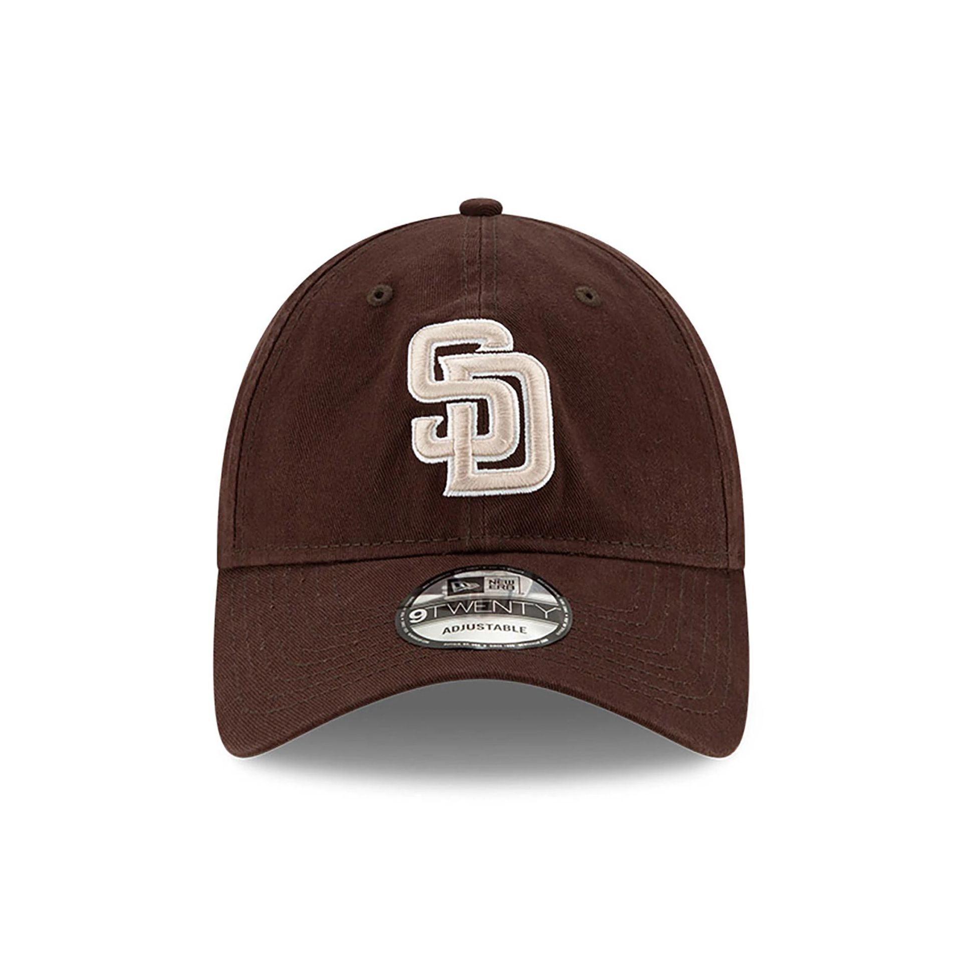 This is a San Diego Padres MLB Core Classic Dark Brown 9TWENTY Adjustable Cap 2