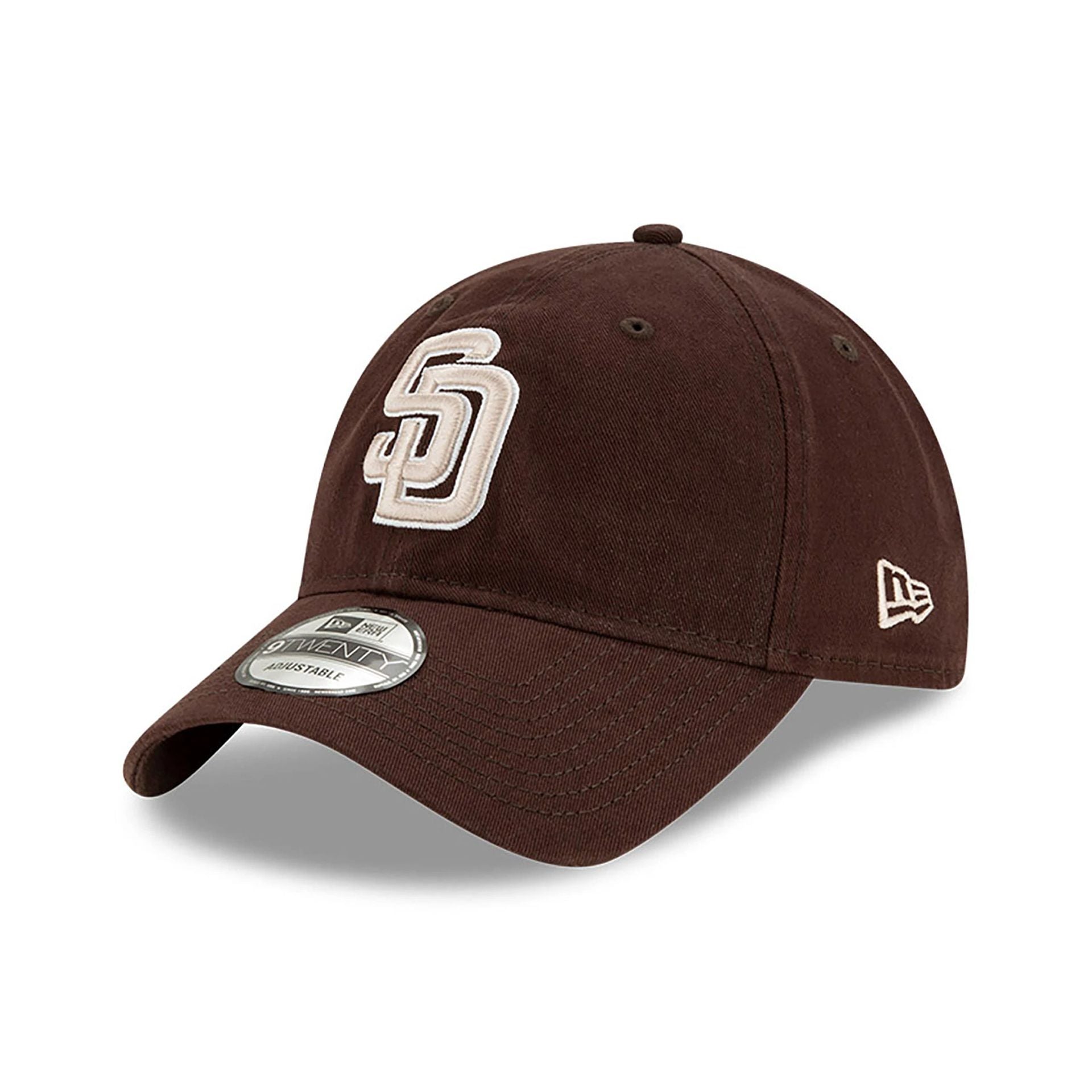 This is a San Diego Padres MLB Core Classic Dark Brown 9TWENTY Adjustable Cap 3